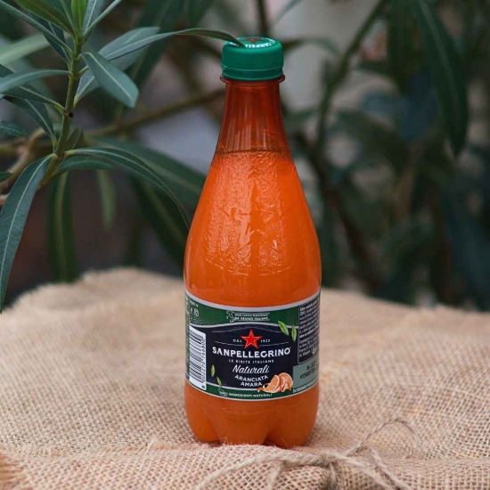 Włoski napój gazowany z pomarańczy 450ml - SAN PELLEGRINO NATURALI ARANCIATA AMARA